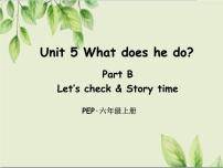 小学Unit 5 What does he do? Part B教学ppt课件