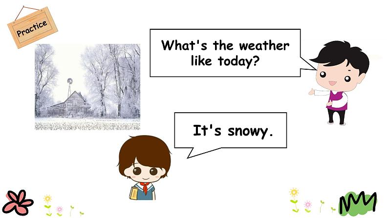 陕旅版小学英语五下 Unit5 What's the Weather like Today？ partA 课件08