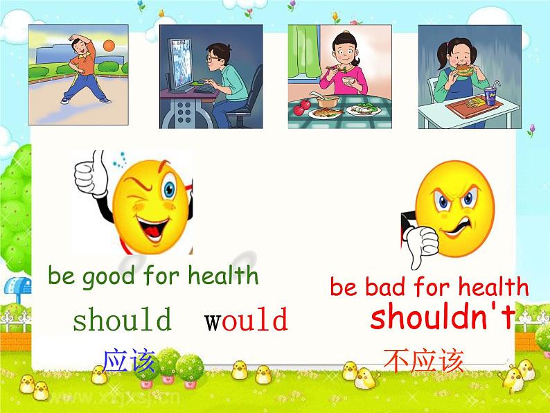 鲁科版（五四制）小学英语五下 3.3 How can she keep healthy？ 课件第3页