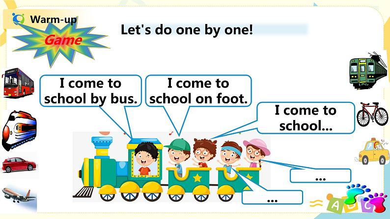 人教版PEP六上《Unit 2 Ways to go to school PA （Let 's talk）》课件第5页