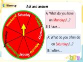 人教版PEP五上《Unit2 My week Part B（Read and write）》课件+教学设计+素材