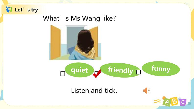 人教版PEP五上《Unit1 What 's he likePart B（Let 's talk）》课件第6页