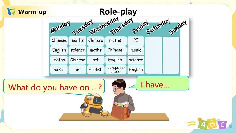 人教版PEP五上《Unit2 My week Part A（Let's spell）》课件+教学设计+素材05