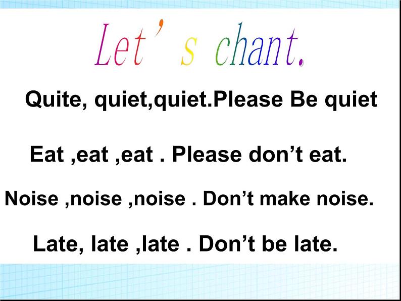 人教精通版小学英语五下 Unit3 We should obey the rules.(Lesson13) 课件第2页