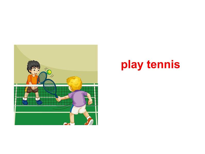 人教精通版小学英语五下 Unit6 We are watching the games.(Lesson33) 课件06