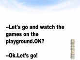 人教精通版小學(xué)英語五下 Unit6 We are watching the games.(Lesson31) 課件