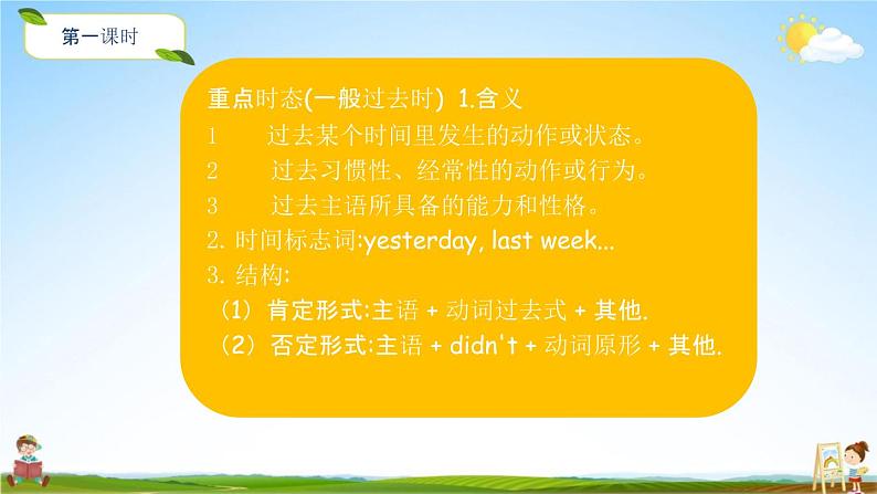 外研版六年级英语下册《Review Module 1》课堂教学课件PPT02