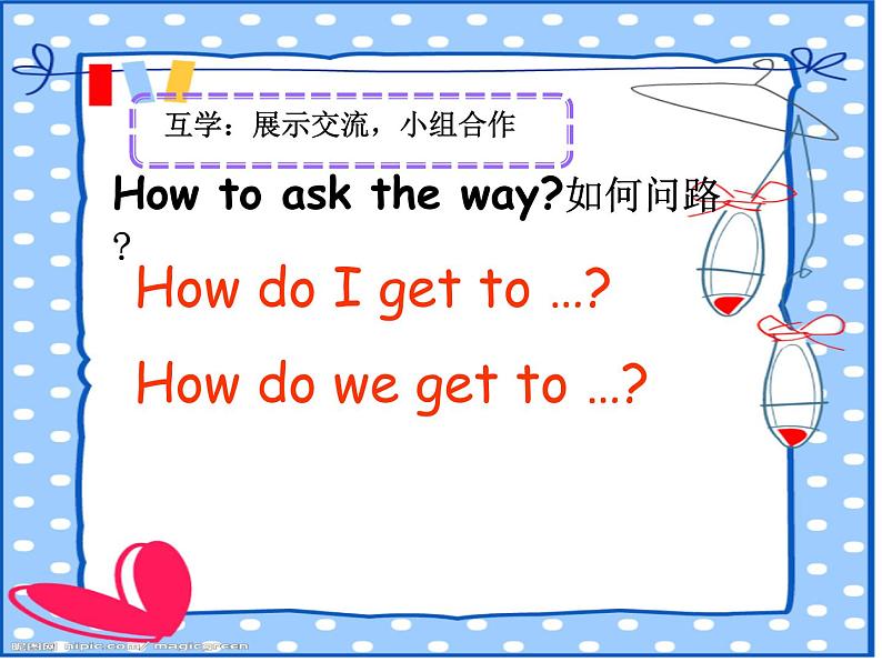 译林版小学英语五下 Unit3 Asking the way(第3课时) 课件第7页