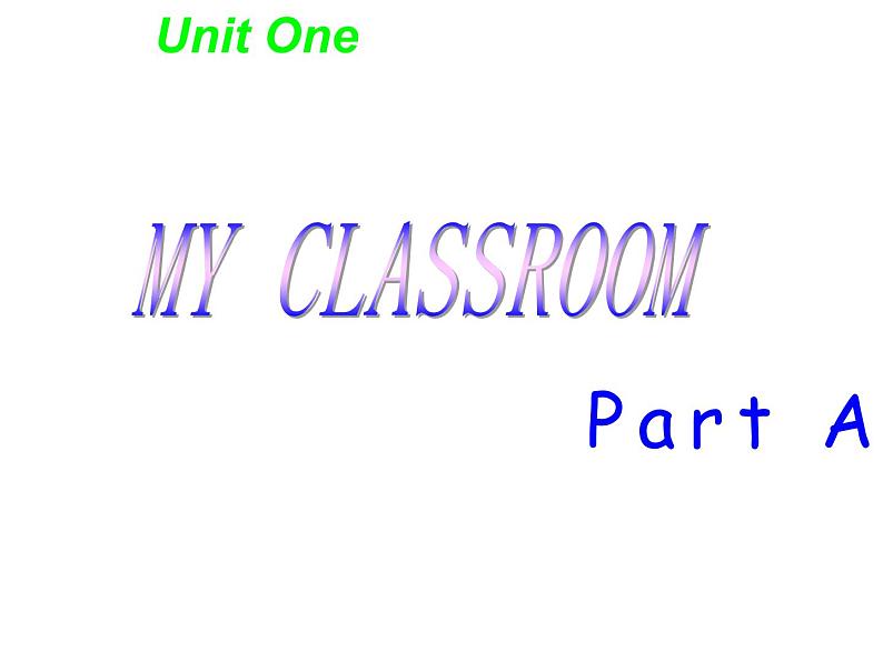 译林版小学英语三下 Unit1 In class(第1课时) 课件01