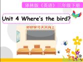 译林版小学英语三下 Unit4 Where's the bird？(第1课时) 课件