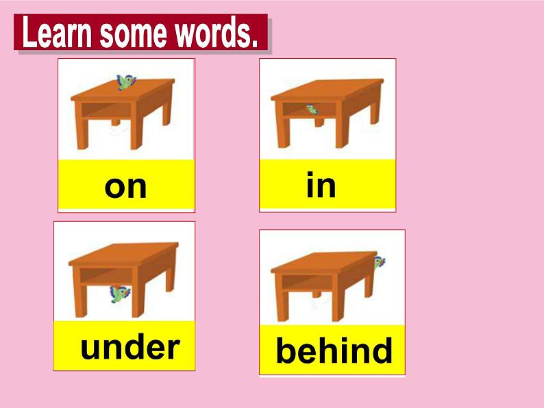 译林版小学英语三下 Unit4 Where's the bird？(第1课时) 课件02