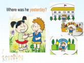 外研版（三起）小学英语四下 M6 U1 Were you at home yesterday？ 课件
