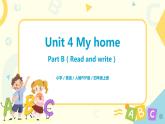 人教版PEP四上《Unit 4 My home Part B（Read and write）》课件+教学设计+素材