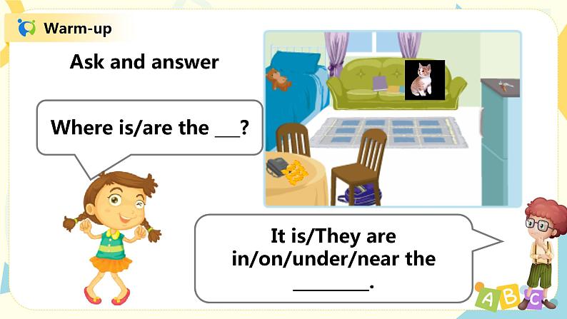 人教版PEP四上《Unit 4 My home Part B（Let's talk--Let's play）》课件+教学设计+素材05