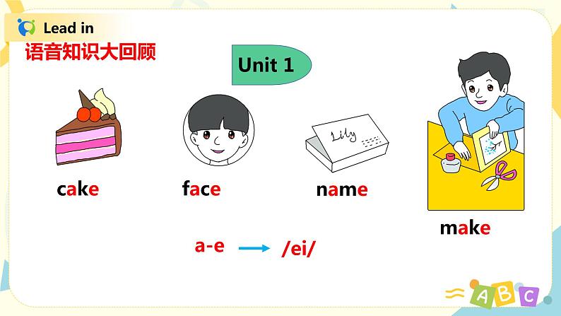 人教版PEP四上《Unit 6 Meet my family Part A（Let 's spell）》课件第5页