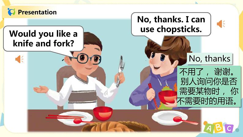 人教版PEP四上《Unit 5 Dinner's ready Part B（Let's talk--Let's play）》课件+教学设计+素材08