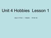 人教新起点小学英语四下 4.1 Hobbies 课件