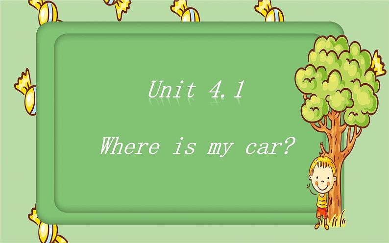 Unit4 Where is my car_PartA （课件） 英语三年级下册 (1)01