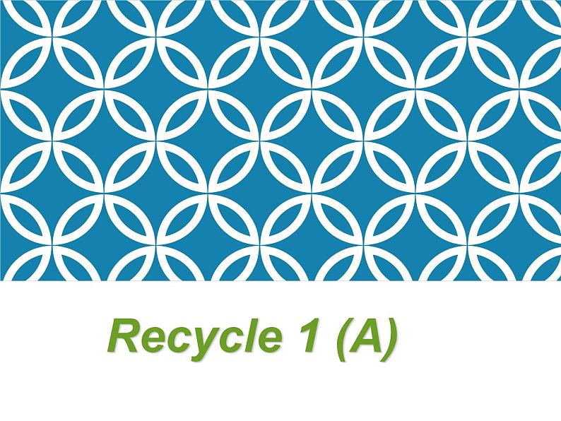 五年级英语下册课件-Recycle 1（2）-人教PEP版第1页