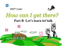 英语六年级上册Unit 1 How can I get there? Part A图片课件ppt