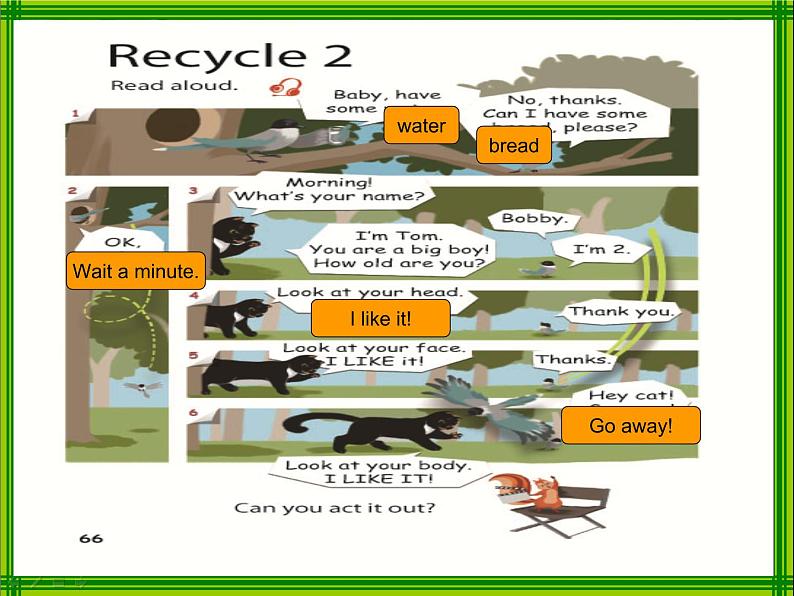 三年级英语上册recycle 2第一课时课件第6页