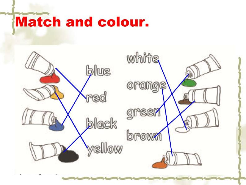 三年级英语上册Unit2 Colours第六课时课件第4页