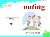 新版-牛津英語五年級上冊   Unit 8 An outing第一課時(課件+教案+練習）