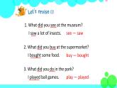 新版-牛津上海英語(yǔ)六年級(jí)上冊(cè) Module 3    Revision 3 + Project 3 PPT課件