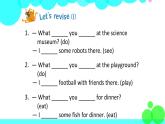 新版-牛津上海英語(yǔ)六年級(jí)上冊(cè) Module 3    Revision 3 + Project 3 PPT課件