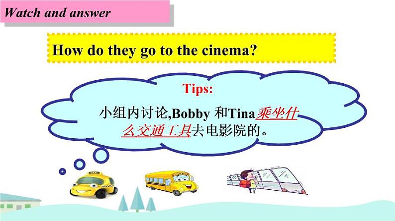 牛津译林版 五下Unit3 Asking the way第三课时（19张PPT+内置课文动画+音效）第5页