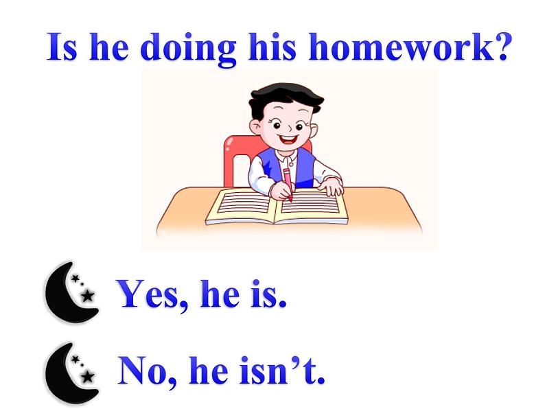外研版（一起）二下Module 3《Unit 2 Are you doing your homework》ppt课件3第4页