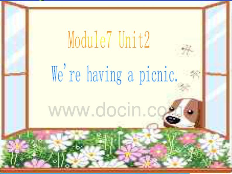 外研版(一起)小学英语二年级下册同步 Module 7《Unit 2 We’re having a picnic》课件（3份打包）01