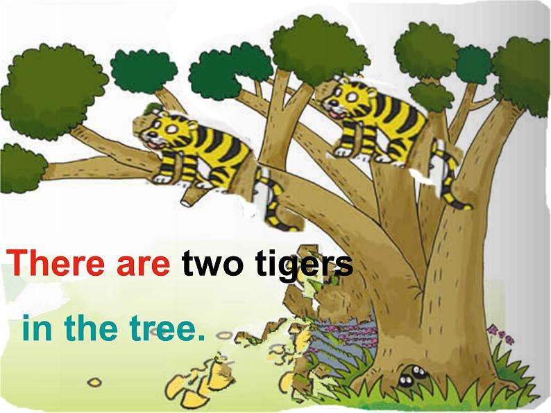 外研版小学英语（一起）一下Module 7《Unit 1 There is a cat in the tree》ppt课件（5份打包）07