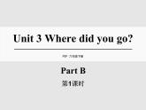 六年级英语下册RJ版课件 Unit 3 Where did you go Part B第1课时