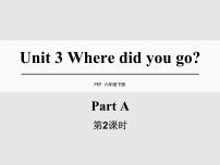 英语六年级下册Unit 3 Where did you go? Part A教案配套课件ppt