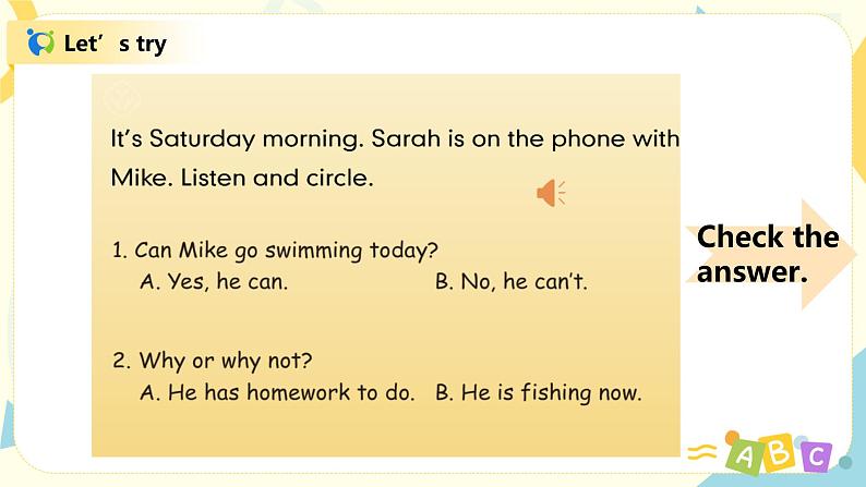 人教版PEP六上《Unit 3 My weekend plan Part A（Let's talk）》课件+教学设计+素材08