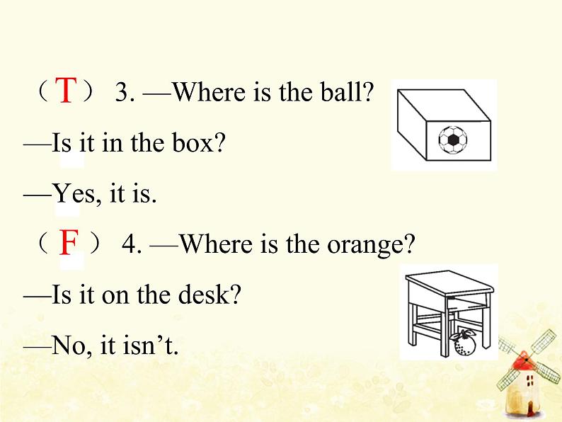 人教版（PEP）三年级英语下册Unit4WhereismycarBLet'stalkLet'splay习题课件03