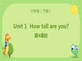 六年级英语下册人教PEP版课件 Unit 1  How tall are you第4课时