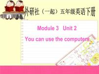 外研版 (一年级起点)五年级下册Unit 2 You can use the computers.评优课ppt课件