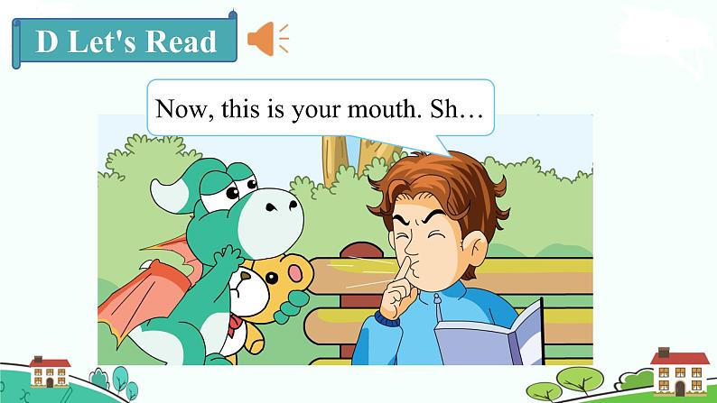 湘少三年级英语上册 Unit 9 It's a mouth PPT课件+教案08