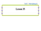 人教精通版三起三年级英语上册Unit6IlikehamburgersLesson35习题课件