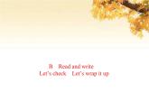 人教版（PEP）五年级英语下册Unit1 MydayBReadandwriteLet'scheckLet'swrapitup习题课件