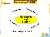 人教版PEP六上《Unit 1 How can I get there Part C（Story time）》课件+教学设计+素材