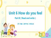 人教版PEP六上《Unit 6 How do you feel Part B（Read and write）》课件+教学设计+素材