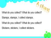 外研劍橋版英語5年級上冊 Unit4 What do you collect？第2課時(2&3) PPT課件