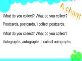 外研劍橋版英語5年級上冊 Unit4 What do you collect？第2課時(2&3) PPT課件