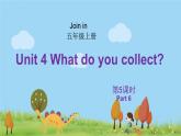 外研剑桥版英语5年级上册 Unit4 What do you collect？第5课时(6) PPT课件