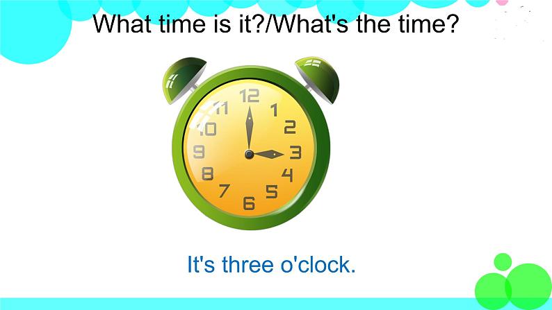 外研剑桥版英语5年级上册 Unit3 Time第1课时(1,2a&2b) PPT课件06