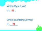 外研劍橋版英語4年級上冊 Unit3 Numbers第4課時(7a&7b) PPT課件