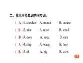 人教精通版三起三年级英语上册Unit3Lookatmynose复习训练课件